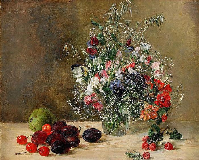 Anna Munthe-Norstedt Still Life with Flowers and Fruits China oil painting art